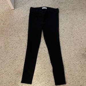 Abercrombie & Fitch Black “Mid Rise Jean Legging” size 29/8 R